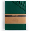 DecoKing Fitted Sheet Small Double Cotton Jersey Boxspring, Amber Collection,
