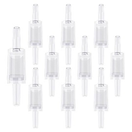 Bxian 10PCS Aquarium Air Pump Plastic Check Valves 5.4cm Fish Tank Accessories Hardware Tap Pet Supplies