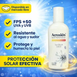 Aeroskin Protector Solar Fps 50 Invisible Óxido De Zinc                                                                                               