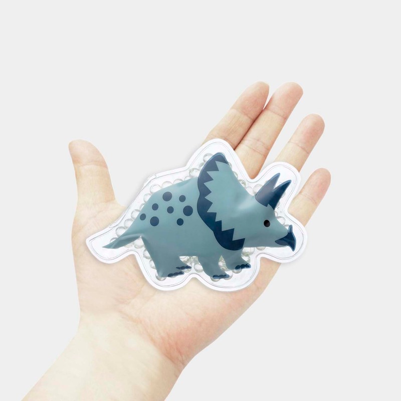 Skater CLB1-A Ice Pack Bead Dinosaurus Tricera, Diameter 3.9 inches