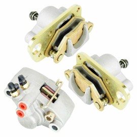 Celox for Polaris Scrambler 500 2x4 4X4 2001-2002 Front and Rear Brake Caliper w/ Pads