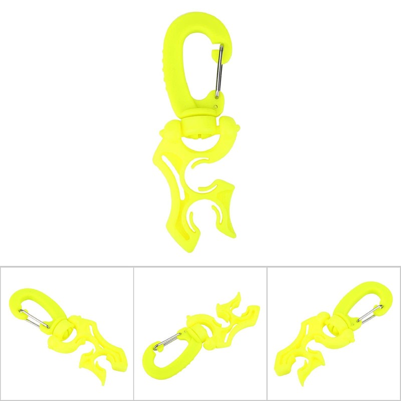 Diving Hose Clip Holder Premium Plastic 2 Hoses Adjustable Stable