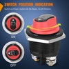 Nilight Battery Disconnect Switch 200A Master Disconnect Isolator 12V-48V On