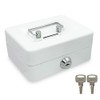 Remarks Japan Portable Safe with Lock, Mini Safe, White, Small,