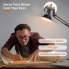 2 Pack Desk Lamp w/A19 E26 LED Bulb for Home