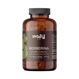 Unruled - Berberina 500mg Capsulas  Alta Pureza HCl al 97  Suplemento Alimenticio Natural, Sin Rellenos  60 Capsulas Veganas  Hasta 2 Meses de Consumo