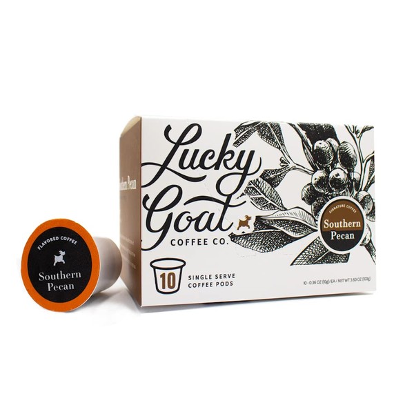 Lucky Goat Coffee - Southern Pecan Coffee Pods – Flavored