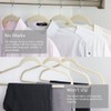 MIZGI Premium Velvet Hangers (Pack of 50) Heavyduty - Non