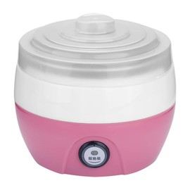1L Stainless Steel Inner Container Digital Yogurt Machine, DIY Maker Yogurt Maker Machine, for Home Kitchen(Pink)