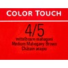Wella Color Touch 4/ 5 Medium Brown Mahogany Pack of