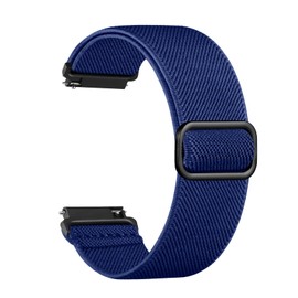 Maledan Watch Strap 18 mm Compatible with Garmin - Nylon Strap for Garmin Vivoactive 4S Bracelet Venu 3S Venu 2S - Sport Loop Band for Forerunner 265S Forerunner 255S Women Men Blue