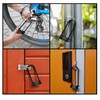 Long Shackle 5 Digit Combination Padlock - 15.5cm/6.1 Inches -