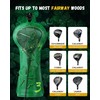 Golf Club Head covers Fairway Wood FW3 with Interchangeable Number
