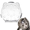 EU SOU Cat Muzzle Anti-Bite Nail Clippers Cat Headgear Mask