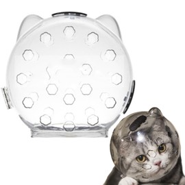 EU SOU Cat Muzzle Anti-Bite Nail Clippers Cat Headgear Mask Prevents Scratches and Licking Preventing Picking Eating Cat Muzzle (L)