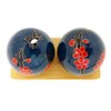Top Chi Hummingbird Baoding Balls with Bamboo Stand (Large 2