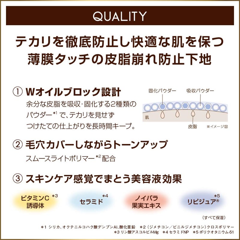 Excel Lasting Touch Base SS (Silky Smoothing) Makeup Base, 1.0