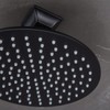 SEABEFORE 4" Ceiling Mounted shower arm Matte Black shower head