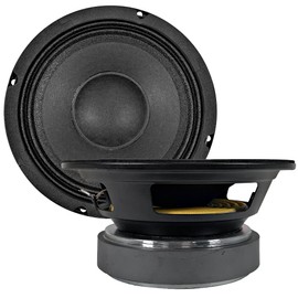 Seismic Audio - Quake 6" - Pair of 6 Inch 16 Ohm Steel Frame Speaker Drivers