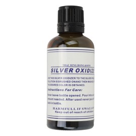 Silver Jewelry Antiquation Fluid, Silver Oxidation Solution, Blackening Gel, Colour Changing Coating Liquid for Silver Jewellery, for Oxidized Appearance on Art