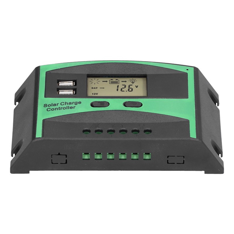 Solar Charge Controller Photovoltaic Discharge PWM Control Regulator 12‑24V 30A