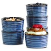 Hasense 6 oz Ramekins for Baking,Ceramic Souffle Dish Oven Safe