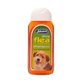 Johnsons Dog Flea Cleansing Shampoo - Eucalyptus and Citronella, Paraben-Free - 400ml