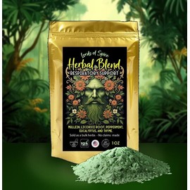 Herbal Blend Respiratory Support Blend - Herbal For Lung Health - Mullein & More! USA