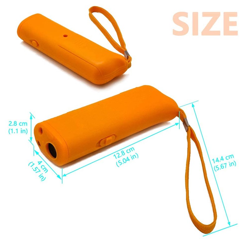 OYEFLY Handheld Dog Trainer, 3 in 1 with LED Flashlight,Bark