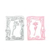 Metal A Flower Lace Frame Cutting Dies,Decoration Frame Die Cuts