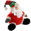 WeRChristmas Sitting Down Santa Christmas Decoration-30cm, 30 x 25 x