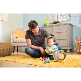 LAMAZE - My First Fishbowl Toy, Capture Baby's Curiosity with Sea Creatures to Rattle, Squeak and Collect with Colorful Patterns, Interesting Textures and Unique Sounds, 6 Months and Older