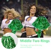 Pack of 2 Cheerleader Pompoms Hand Flowers, Cheerleading Pompoms, Pompoms