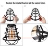 Industrial Light Bulb Cage 4 Pack, DIY Vintage Style Light