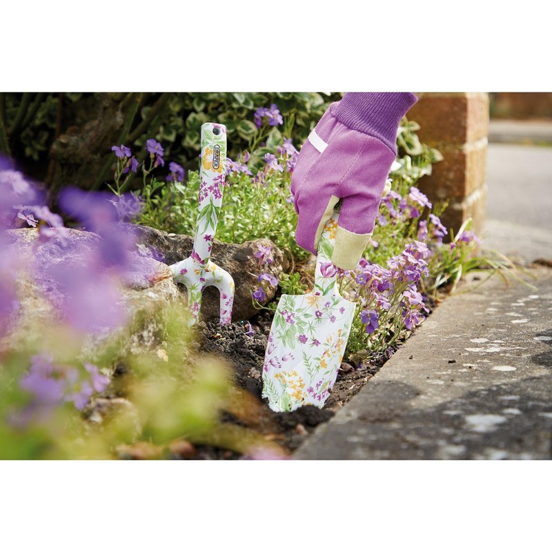 Draper 08993 Garden Tool Set with Floral Pattern (4 Piece),