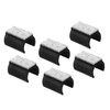 OSALADI 30pcs U-Shaped Chair Leg Floor Protectors Felt Pads Anti-Slip