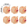 Luminous Pig Hinge Heads Decorative Topper Set of 6 -