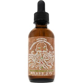 Gingerbread Man Beard Oil - Gingerbread Cookie Inspired Scent (2oz)