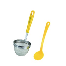 DELISH KITCHEN CC-1811 Pearl Metal Misoshi Set, Yellow