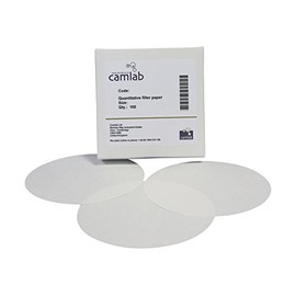 Camlab 1171140 Grade 11 [41] Quantitative Filter Paper, Fast Filtering, Ashless, 42.5 mm Diameter (Pack of 100)