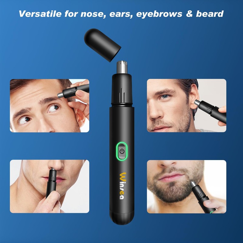Winsea Precision Nose Hair Trimmer – 360° Safe & Efficient