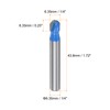 sourcing map 2pcs Router Bit Core Box 1/4 Shank 1/4