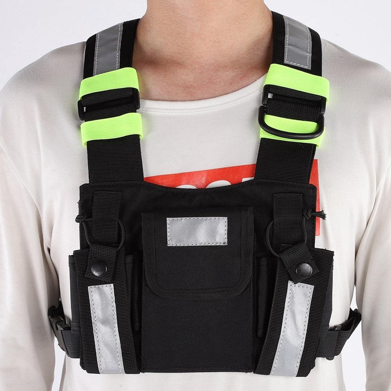 Kuuleyn Walkie Talkie Vest, Chest Strap Pack, Chest Strap Front