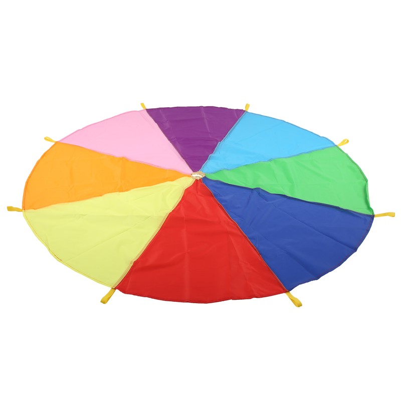 Early Education Equipment MultiFunction Colorful Parachute Game for Group Cooperation(4m
