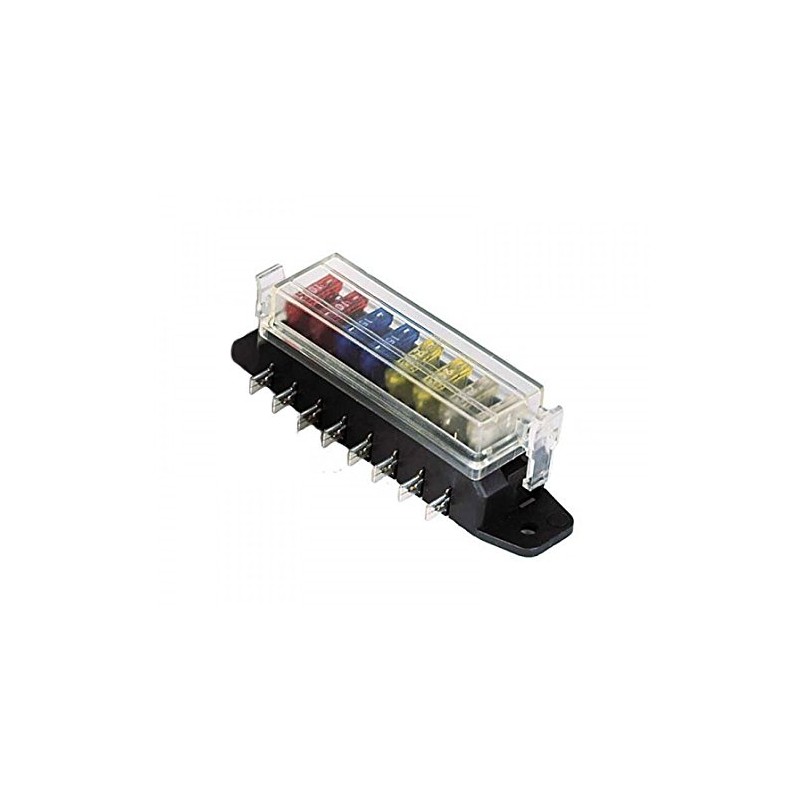 HELLA H84960111 8-Way Lateral Single Fuse Box