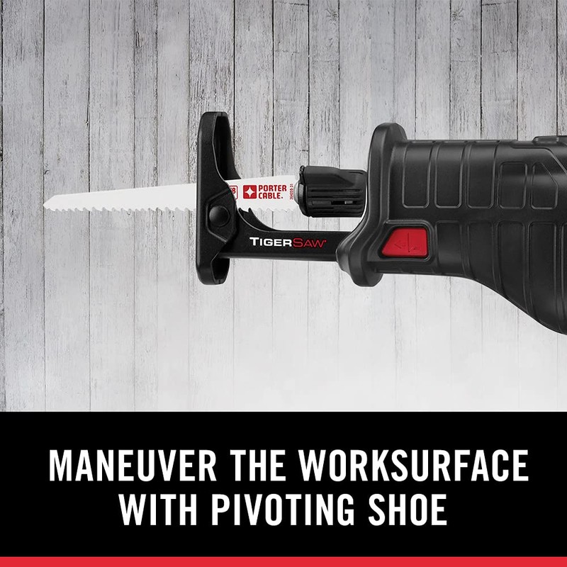 PORTER-CABLE Reciprocating Saw, 8.5-Amp, Variable Speed Trigger with Orbital Action,