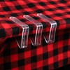 16pcs Plastic Table Cloth Clips, Clear Tablecloth Clips, Table Cloth