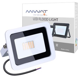 MIWAT LED Floodlight Headlight LED Search Lamp 220 V Floodlight for Outdoor Garden Street Square (WW, 30 W)