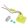 Battery Adapter Over Current Protection Tight Hold Lithium Battery Converter