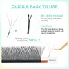 NAGARAKU W Eyelash Extension 3D Volume Premade 0.07mm D curl